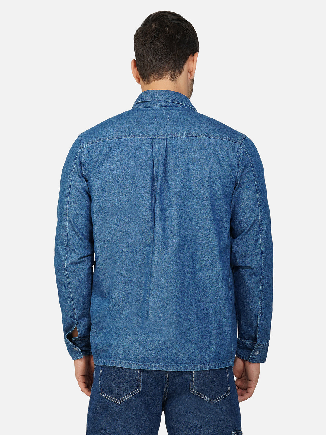 Mid Wash Denim Shirt