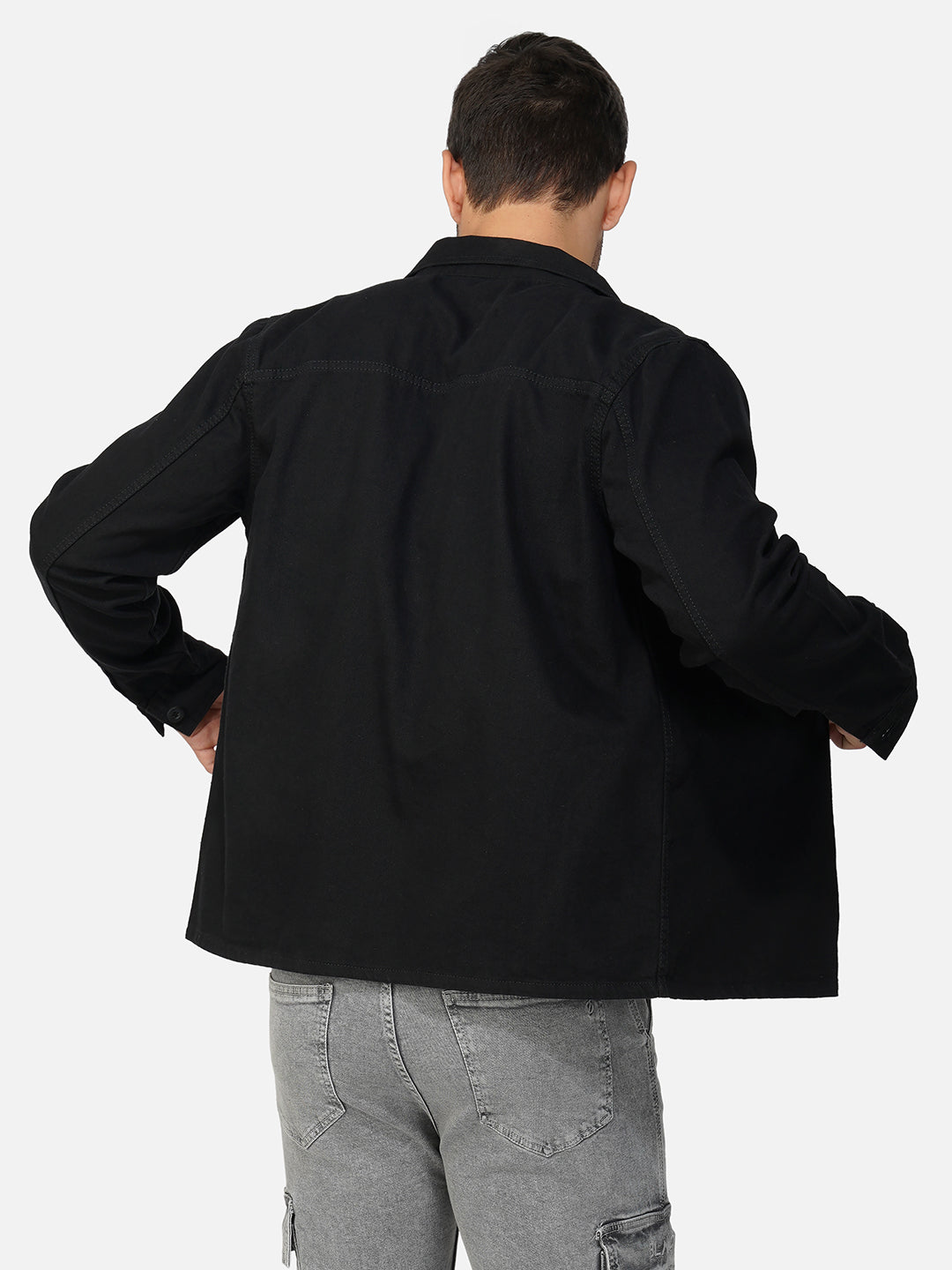 Classic Black Shacket