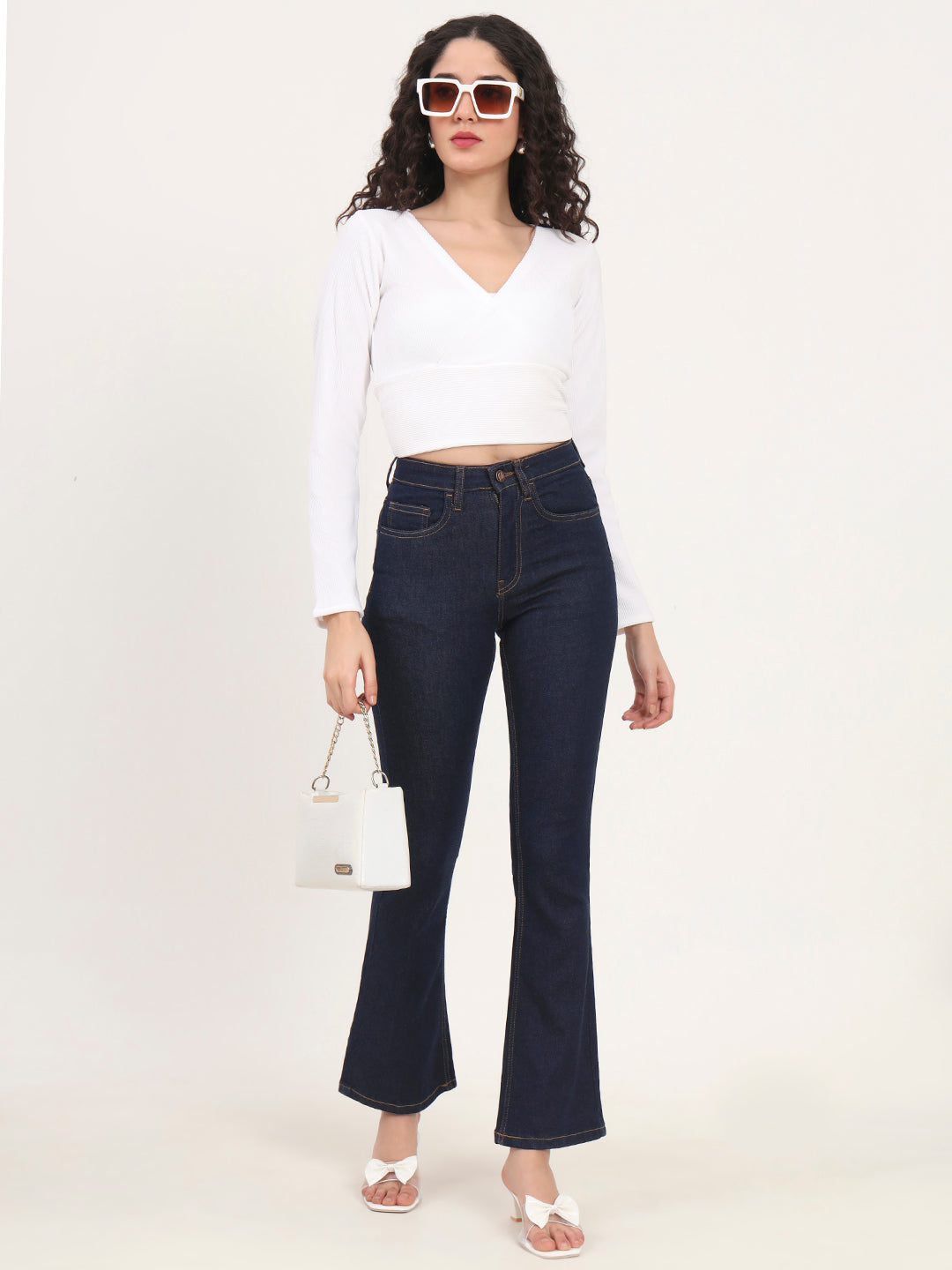 Clean Indigo Bootcut Jeans