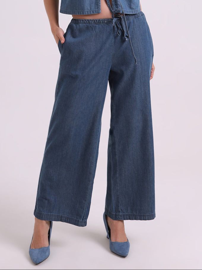 Loose Fit Drawstring Pants