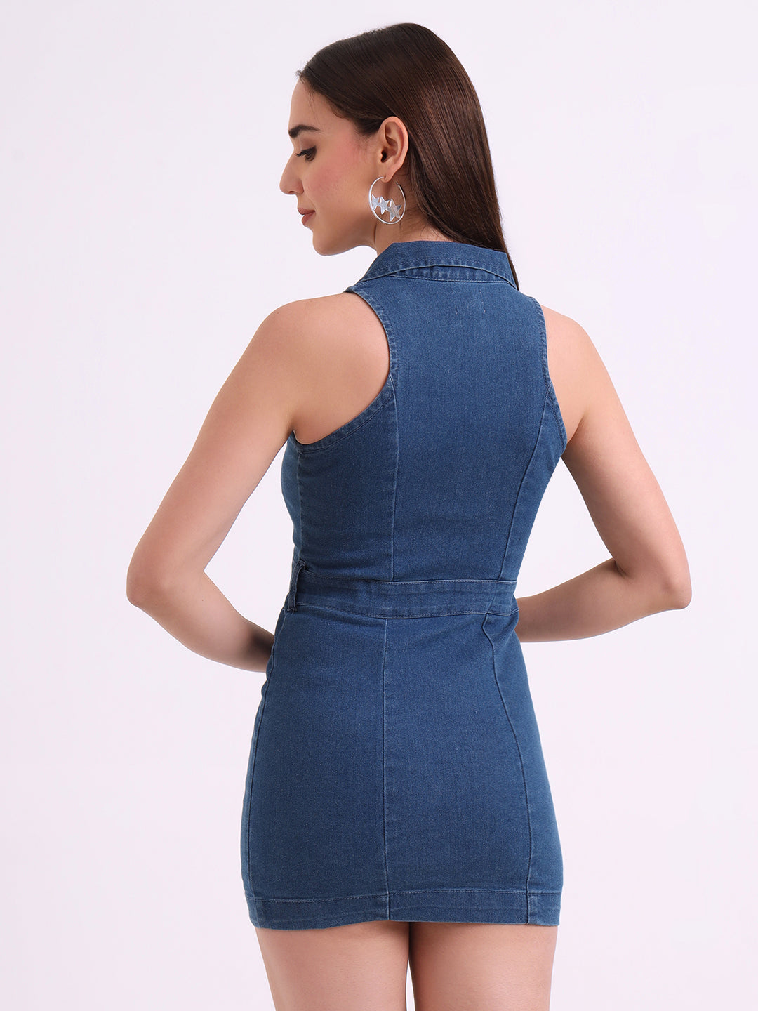 Collared Mini Dress
