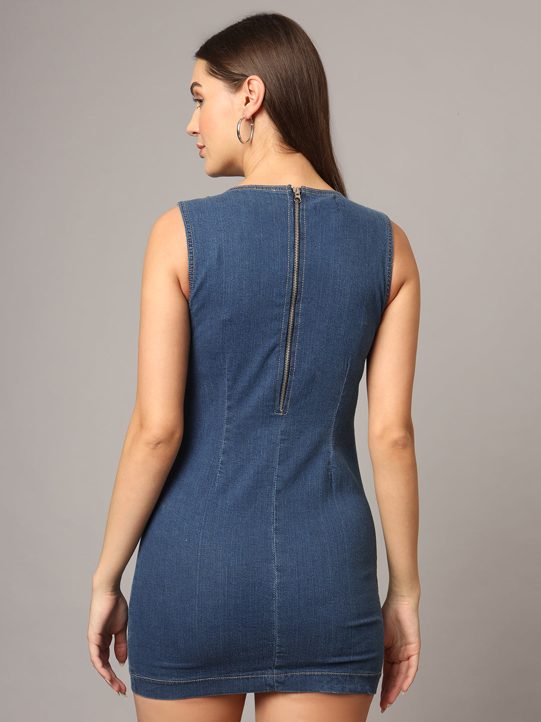 DENIM MINI SUMMER DRESS