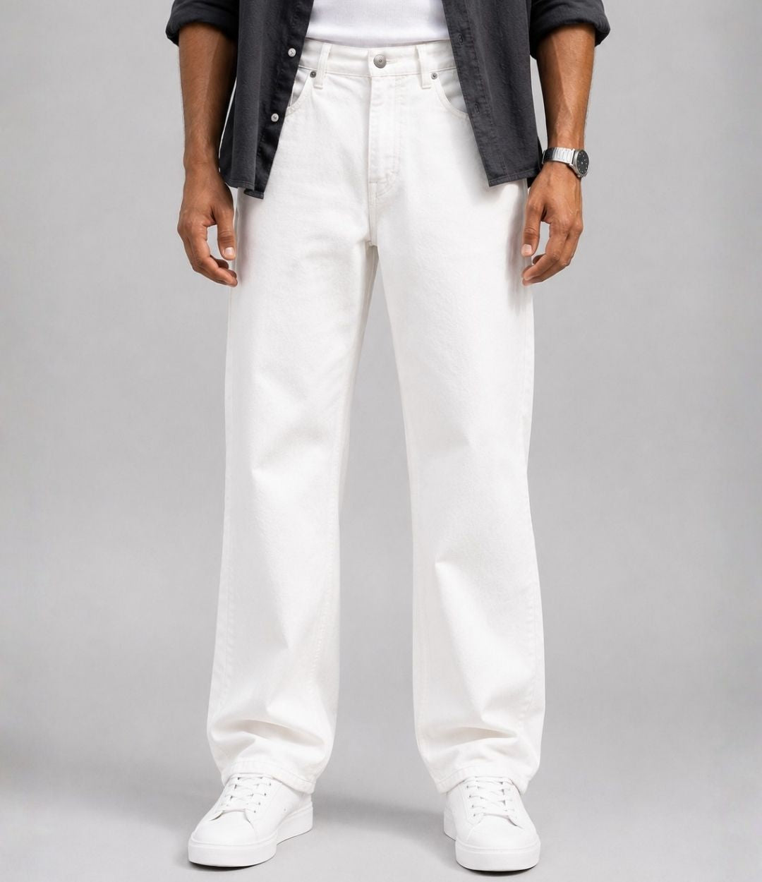 The Classic Comfort White jeans