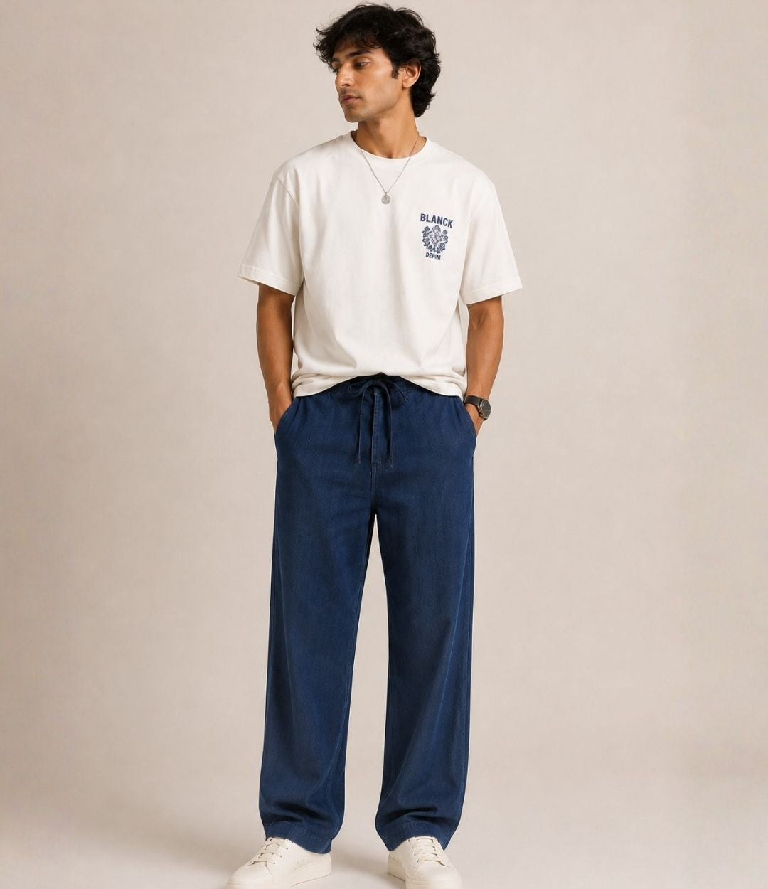 Lightweight Denim Lounge Pants