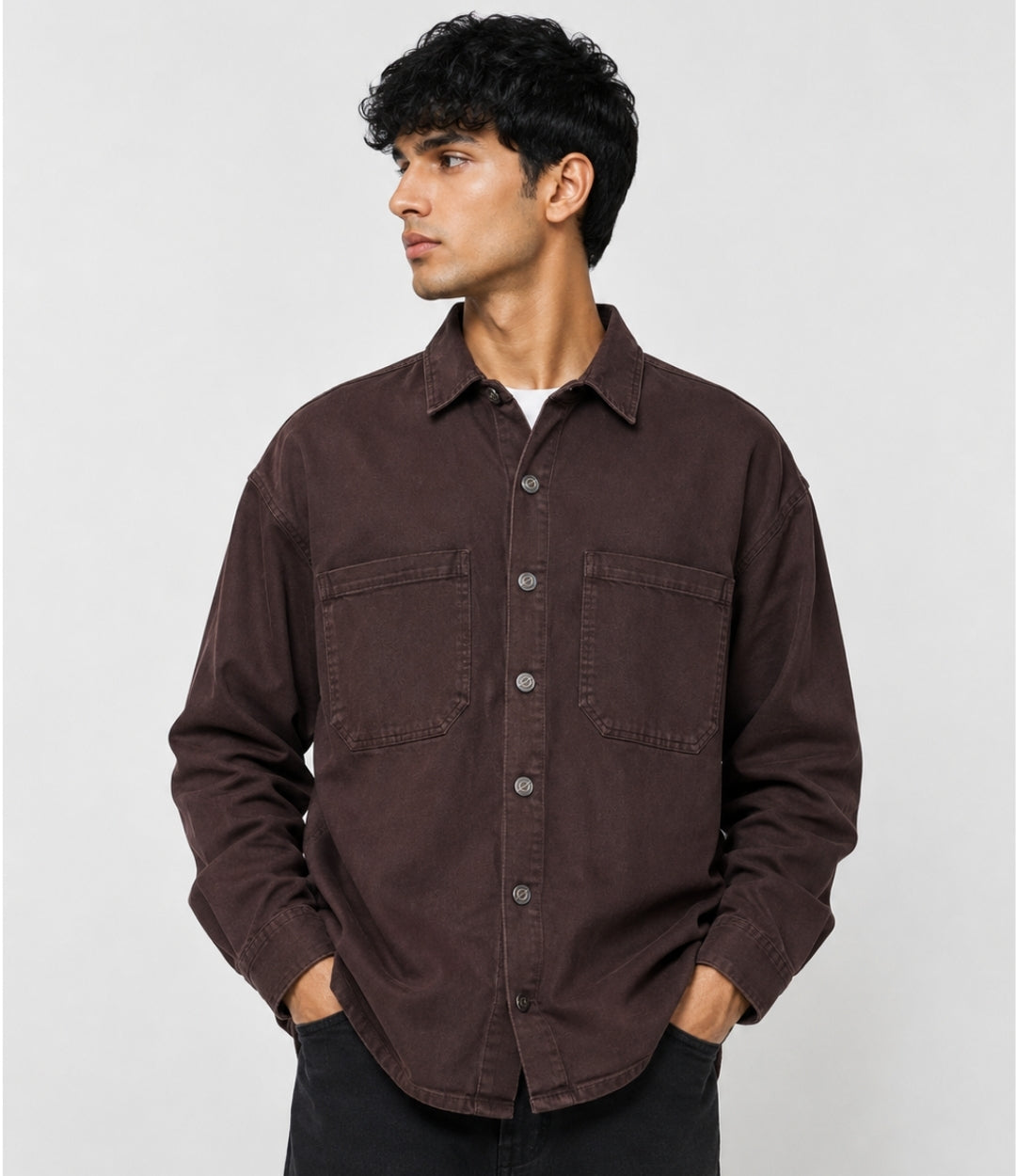 The Brown Shacket