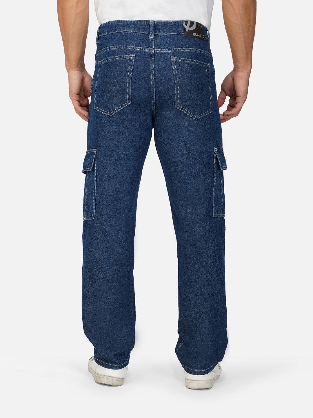 Classic Wash Cargo Jeans