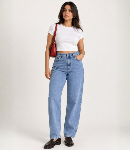 Light Wash Regular Fit Jeans