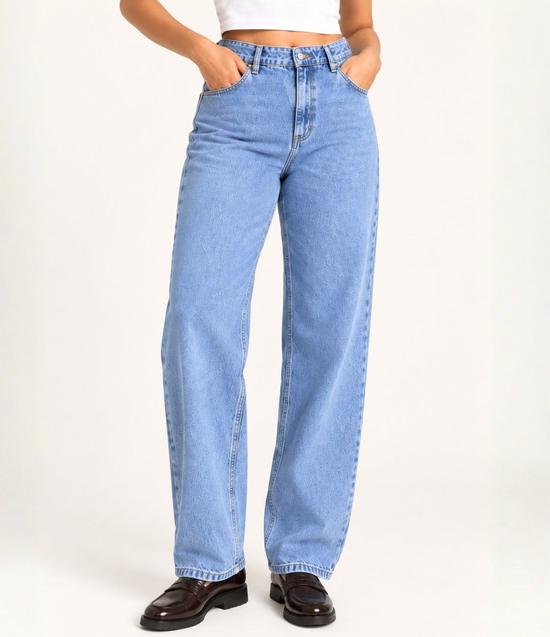 Light Wash Regular Fit Jeans