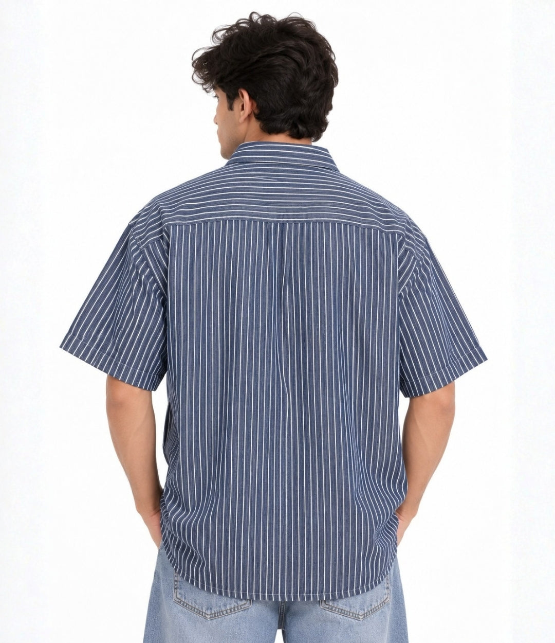Oversized Striped Shirt