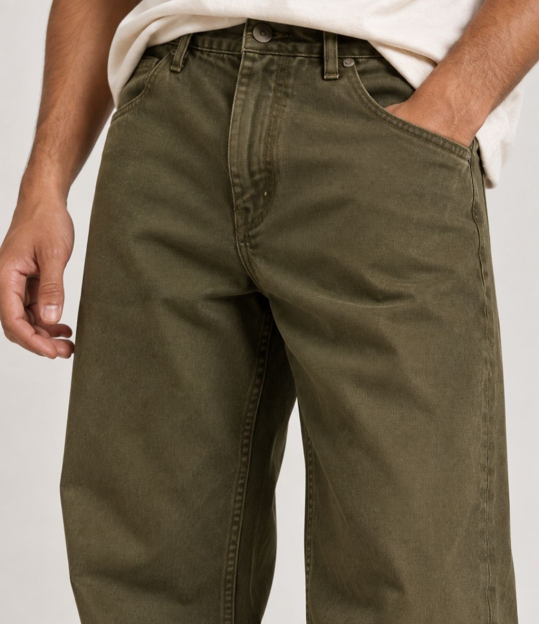 Olive Comfort Jeans