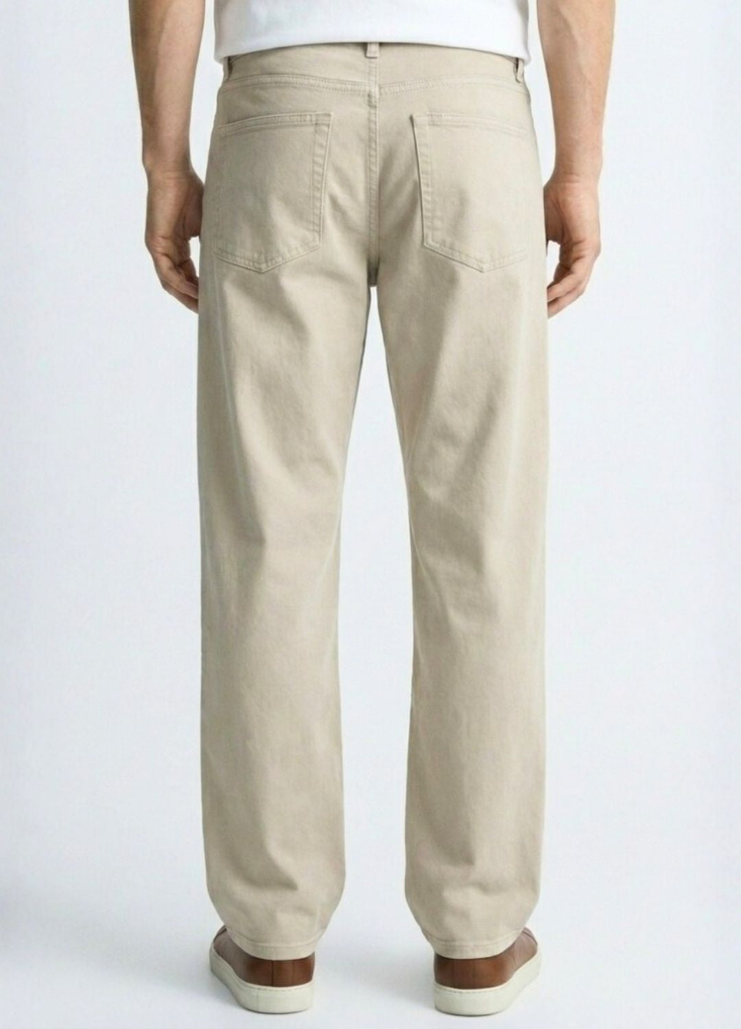 Classy Ecru Comfort Jeans