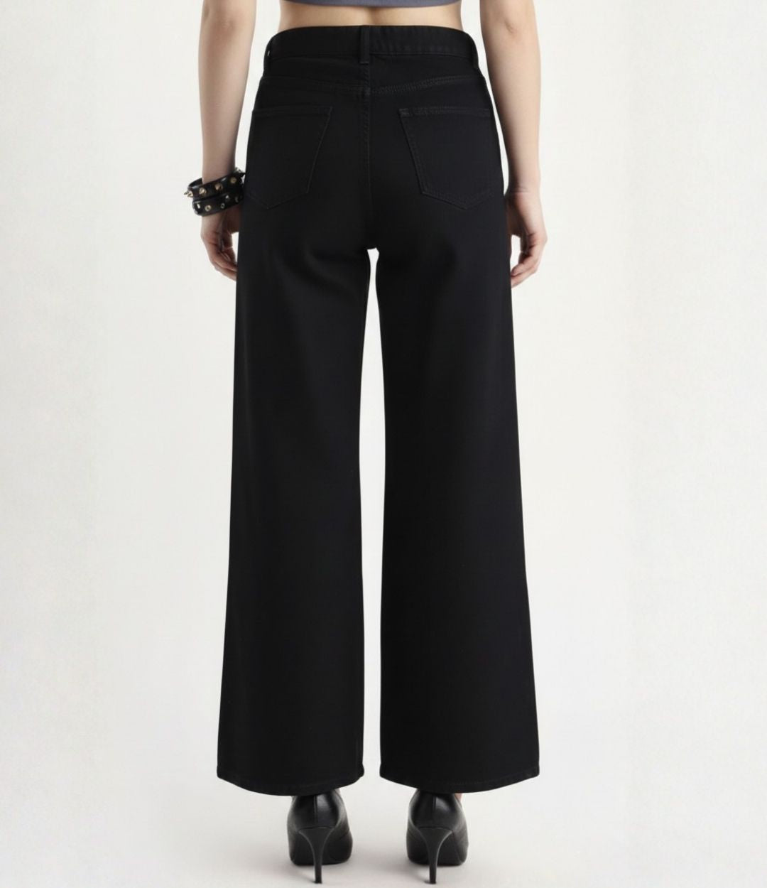 Black Wide Leg Jeans