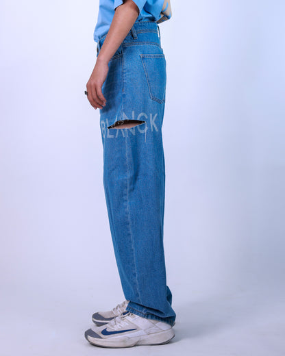 Strike off men baggy jeans