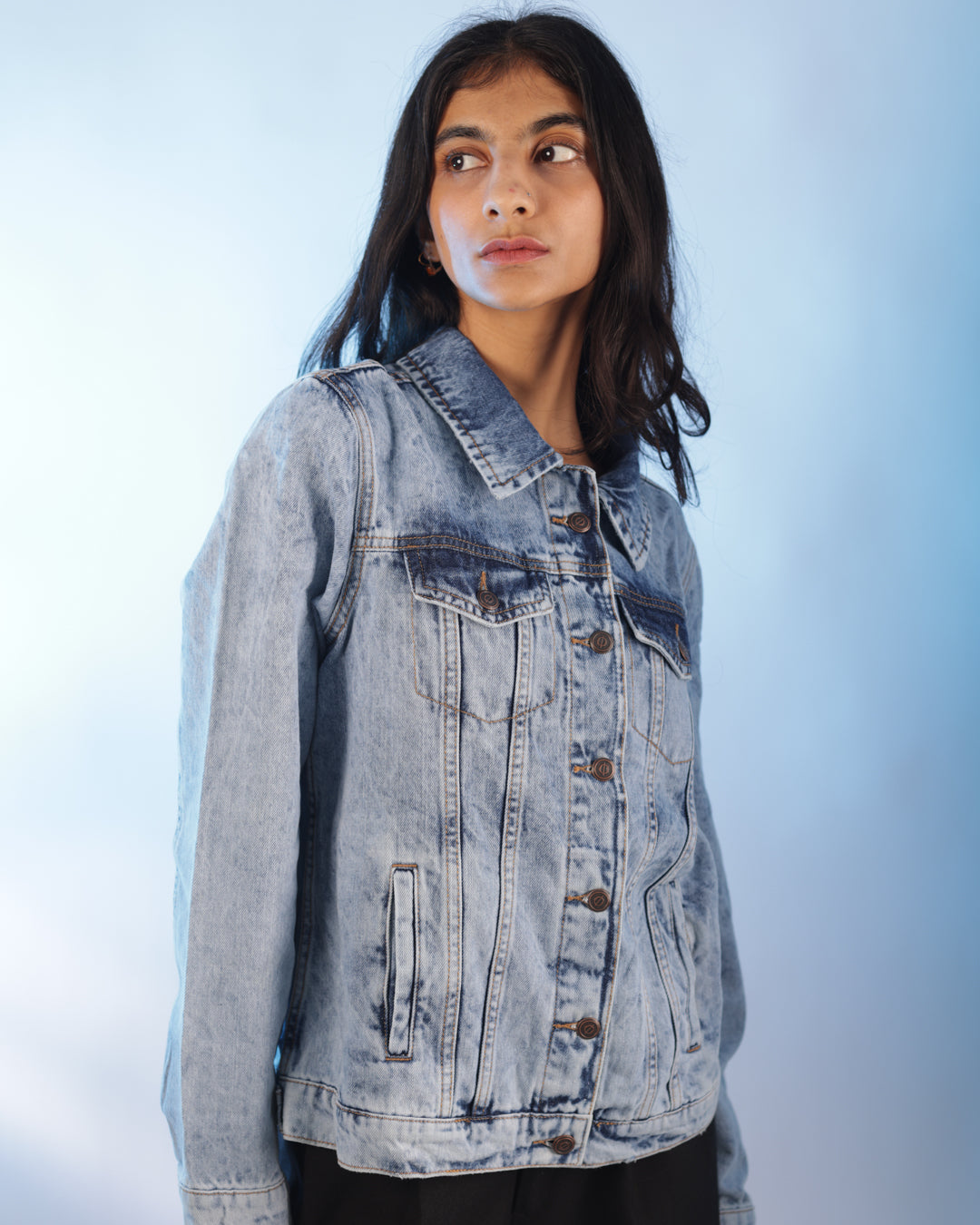 Light Washed Denim Jacket