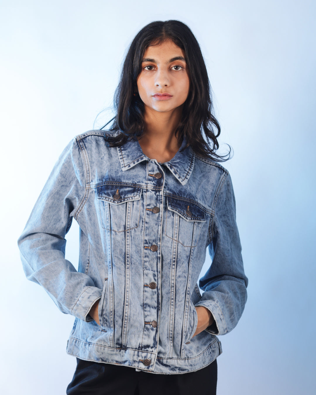 Light Washed Denim Jacket