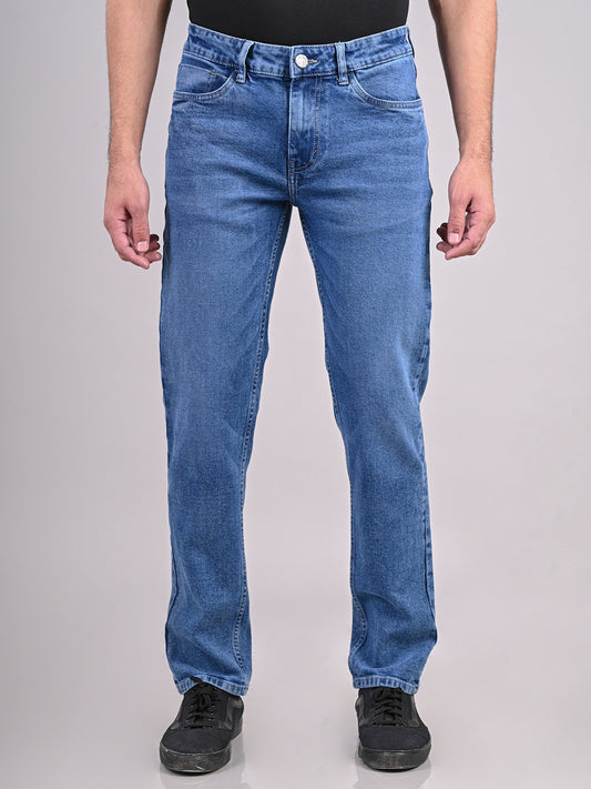 Washed Look Slim Fit Jeans