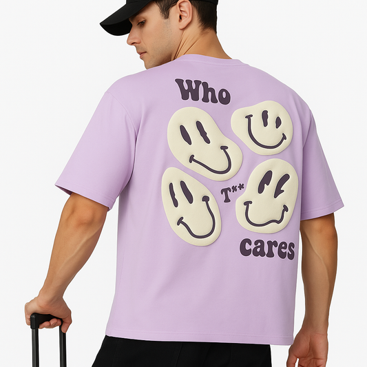 Who TF Cares Oversized Tee