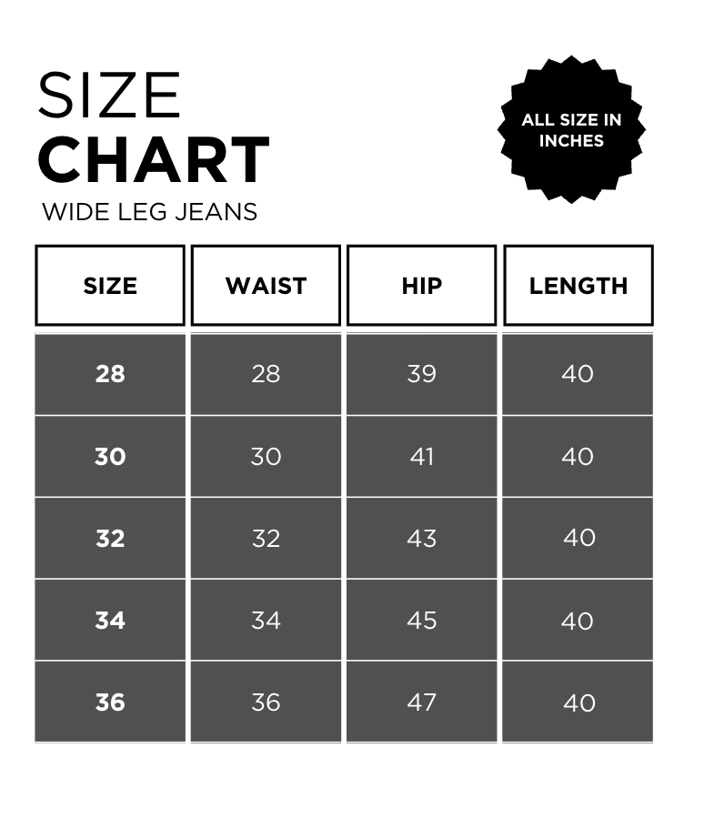 Black Wide Leg Jeans