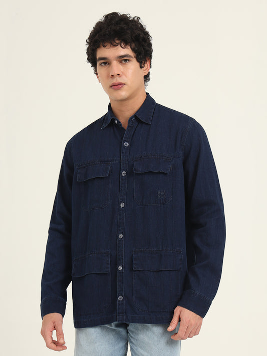 Lightweight Denim Utility Shirt