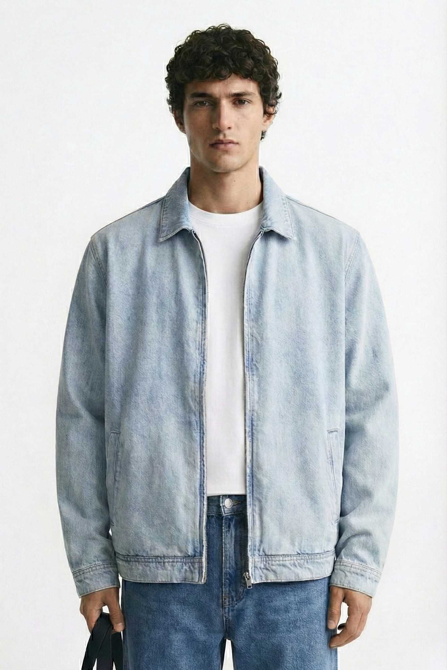 The Washed Utility Denim Jacket