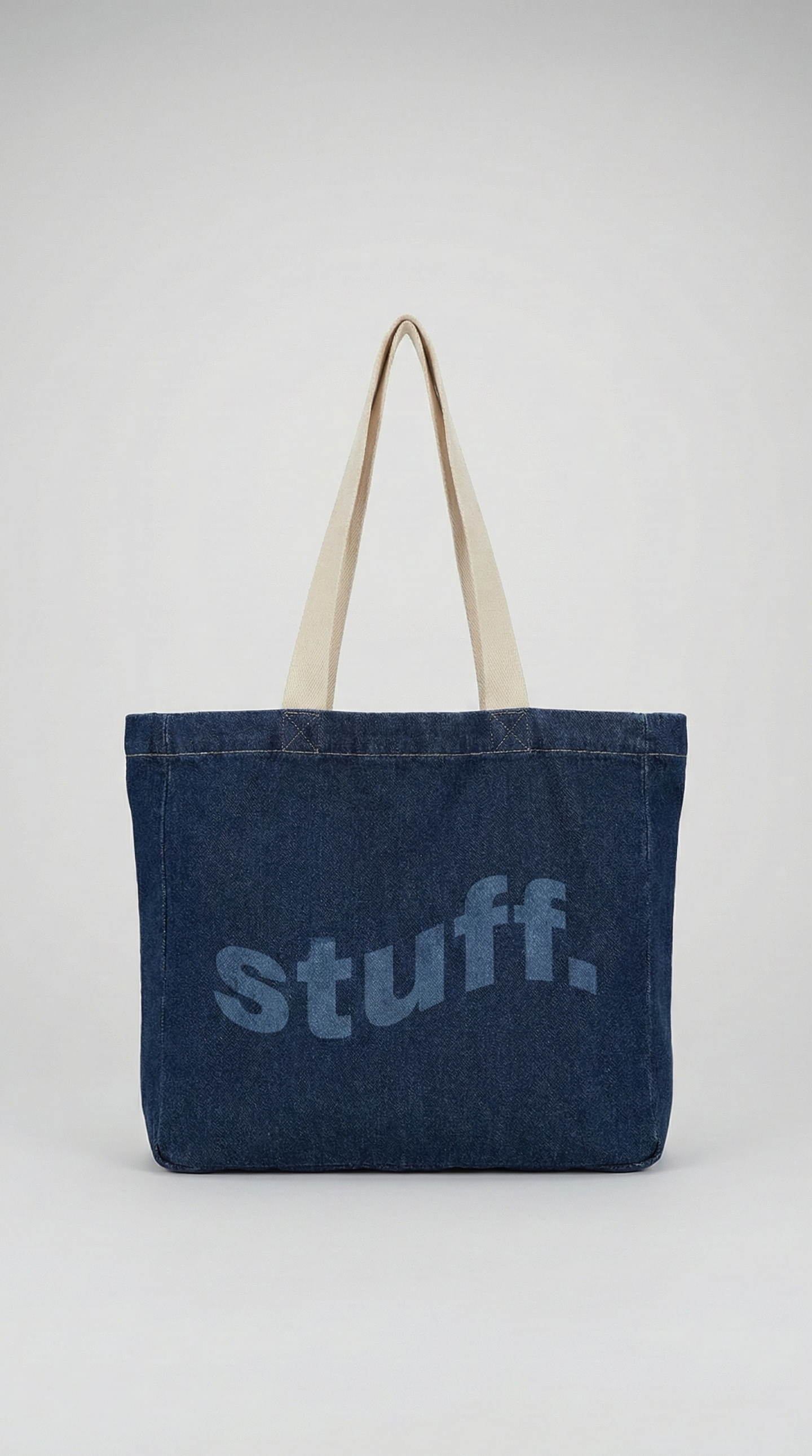 denim tote bag